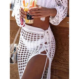Knitted Crochet Sexy  Beach Dress for Women