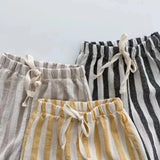 Cotton Stripe Pants for boys