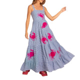 Women's Boho Floral Print  Maxi Dress