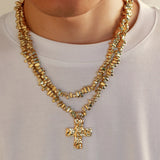 2Pcs/Set Creative Irregular CCB Beads Chain for Men