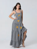 Women's Boho Floral Print  Maxi Dress