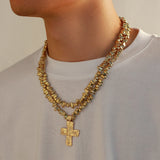 2Pcs/Set Creative Irregular CCB Beads Chain for Men