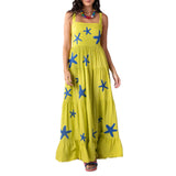 Women's Boho Floral Print  Maxi Dress