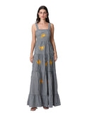 Women's Boho Floral Print  Maxi Dress