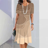 Elegant Casual Short Sleeve Dresses