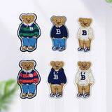 Cute Bear  Embroidered Patches for Clothing
