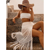Knitted Crochet Sexy  Beach Dress for Women