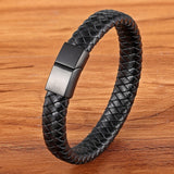 Fashion Stainless Steel Charm Magnetic Black Men Bracelet