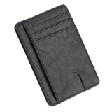 Slim RFID Blocking Leather Wallet Credit ID