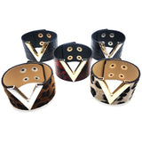 Europe Crack Leather Bracelet For Women