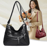 High Quality Women's Soft Leather Shoulder Bags