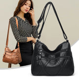 High Quality Women's Soft Leather Shoulder Bags