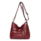 High Quality Women's Soft Leather Shoulder Bags