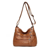 High Quality Women's Soft Leather Shoulder Bags
