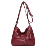 High Quality Women's Soft Leather Shoulder Bags