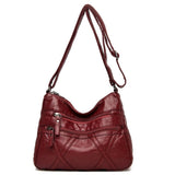 High Quality Women's Soft Leather Shoulder Bags