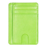 Slim RFID Blocking Leather Wallet Credit ID