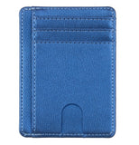 Slim RFID Blocking Leather Wallet Credit ID