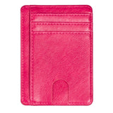 Slim RFID Blocking Leather Wallet Credit ID