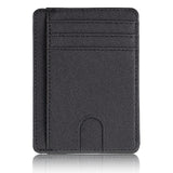 Slim RFID Blocking Leather Wallet Credit ID
