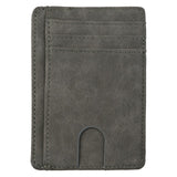 Slim RFID Blocking Leather Wallet Credit ID