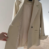 Solid Color Elegant Blazer