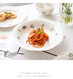 Garden Butterfly Ceramic Dinner Plate,