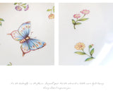 Garden Butterfly Ceramic Dinner Plate,