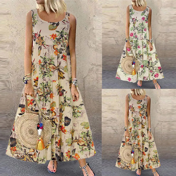 Bohemian Maxi Dress Women