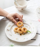 Garden Butterfly Ceramic Dinner Plate,