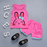 Two Pieces Cotton Girls Clothing Sets
