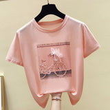 Fashion Cool Print Female Summer T-shirt