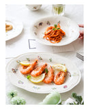 Garden Butterfly Ceramic Dinner Plate,