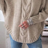 Vintage Inspired Cable Sweater  Women