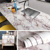 Marble Kitchen Oil-Proof Film Stove