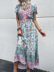 Floral Boho Printed Women Dress