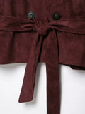 Women's Jackets Fashion With Belt