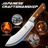 Stainless steel ultra sharp bending fracture knife, suitable for precise cutting, trimming, and peeling by professional butchers