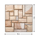 5/10pcs Self-Adhesive Tile Wall Sticker Home Decor