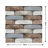 5/10pcs Self-Adhesive Tile Wall Sticker Home Decor