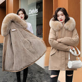 Hooded Parkas  with Fur Collar