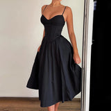 Sexy Pleated Dress Female