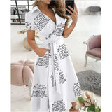 Women's Fashion  Slim Pocket Lace Up Dress