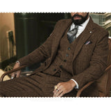 Tweed Winter Men Suit's