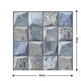 5/10pcs Self-Adhesive Tile Wall Sticker Home Decor