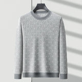 Luxury Quality Men's O-Neck Knitted Sweater