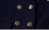 Mid-length Wool Coat for GIRLS