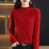 100% merino wool sweater women