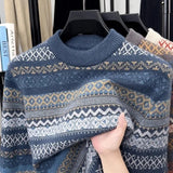 High-Quality Exquisite Jacquard Sweater Men