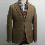 Men's Vintage Blazer Long Sleeve